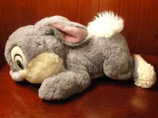 THUMPER Bambi Plush Stuffed Animal Disney Bunny Rabbit Toy Grey 14 