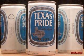 TEXAS PRIDE EXTRA LIGHT LAGER BEER AA CAN S A TEXAS 641  