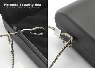 Executive Biometric Fingerprint Storage Safe Box  
