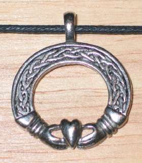 Claddagh Circle Celtic Visions Pendant Necklace, NEW  