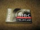TC 30 VHS C VHSC Blank Video Cassette Camcorder Tape   NEW
