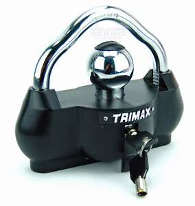 Trimax Universal Boat Trailer Coupler Tongue Hitch Lock  