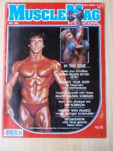 MUSCLEMAG bodybuilding muscle fitness workout magazine/FRANK ZANE 5 80 