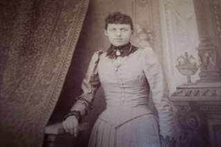 MAMIE MASON WOODBURN IOWA CABINET PHOTO 1880s  