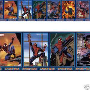 ROLLS Spiderman Marvel Comics Wall paper Border  