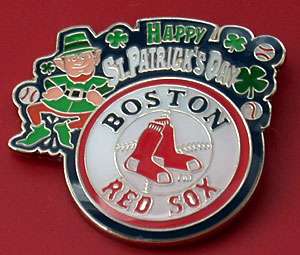 BOSTON RED SOX ST PATRICKS DAY PIN STORE SALE  