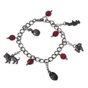Twilight Merchandise   10 Piece Lucky Charm Bracelet (5 Red Beads, 1 