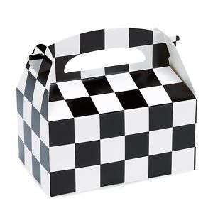 Disneys Cars 2   Empty Checkered Party Favor Boxes  