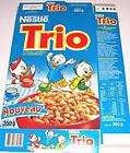 Disney Ducks 1993 Nestle Trio Cereal Box Spain cc055