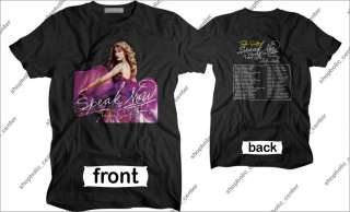 Image example of Taylor Swift Speak Now Concert Black T shirt