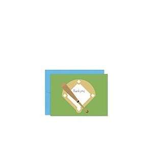  Baseball Thank You Note Party Stationery Health 