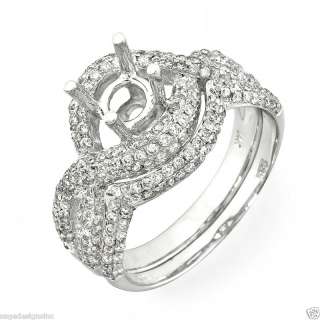 22 CT DIAMOND SEMI MOUNT BRIDAL SET WEDDING RING  