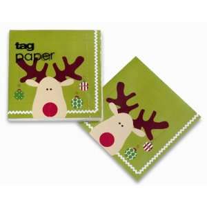  Tag Merry Moose Paper Cocktail Napkins