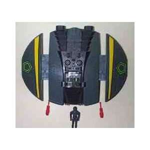   Galactica Cylon Raider With Firing Missile And 2 Pilot Figure Toys