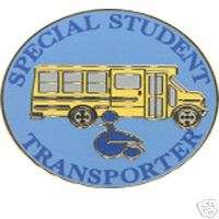 Lapel Pin for Special Ed Students School Bus Driver  