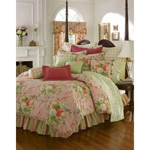  Thomasville Breton Comforter Set w/ 18in Bed Ruffle 