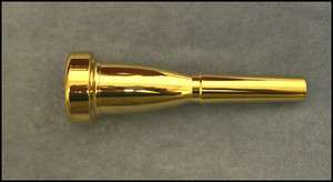 Gold Plated Mega Rich Tone Trumpet Mouthpiece 5C  