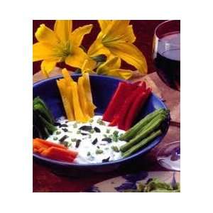 Vegetable Dip Sweet Bell Peppers w/ a Grocery & Gourmet Food