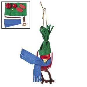  Jingle Bell Cardinal Ornament Craft Kit   Craft Kits 
