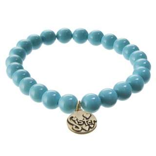 Inspirational Charm Stone Bracelet   Sister.Opens in a new window