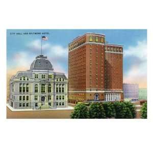  and the Biltmore Hotel, c.1944 Giclee Poster Print