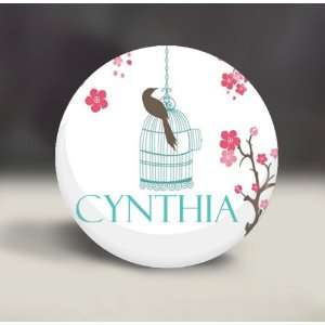  Pocket Mirrors, Personalized   Bird Cage Beauty