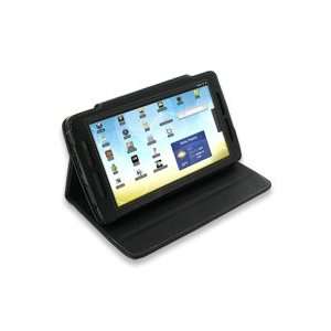  Pdair Black Leather Book Carry Case Cover for Archos 70 