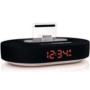    New Black iPod/iPhone/iPad clock dock   PHIL DS1210