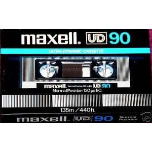  MAXELL UD 90 SEALED BLANK CASSETTE TAPE * UD90 * vintage 