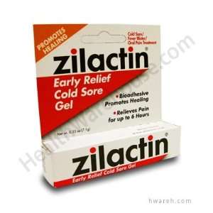  Zilactin Cold Sore Gel   0.25 oz.