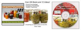 100+ Books How to Can Preserve Food Canning Pickling Dehydrating Cure 