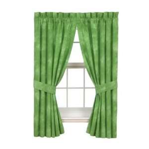   Caribbean Coolers Lime Green Tie Dye Drapes 84 x 63
