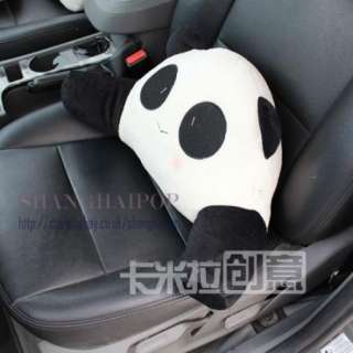 Panda Car Seat Pillow Throw Butt Waist Cushion Head Support Neck Rest 