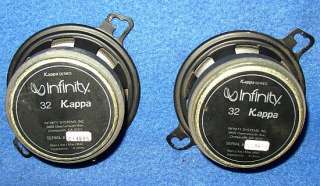 Infinity Kappa RS 32 K Car Stereo Speakers Vintage Infinity Kappa 