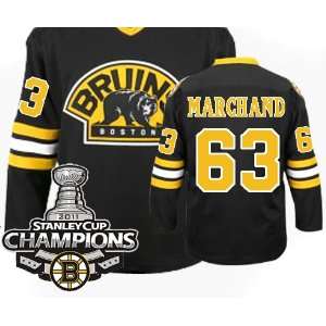 EDGE Boston Bruins Authentic NHL Jerseys Brad Marchand THIRD Black 