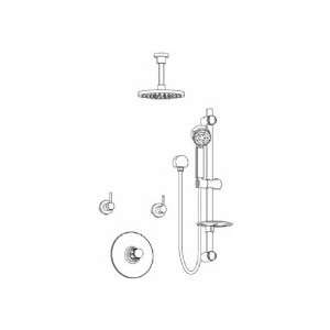  Aqua Brass Shower Kit W/ Sephora Handle KIT5160049bn 