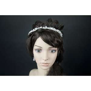  Crystal Pearl Rhinestone Wedding Bridal Headband Beauty