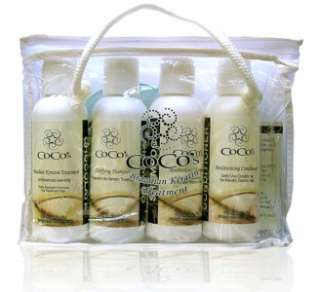 Cocos Brazilian Keratin Hair Treatment Kit 4pc Premium  