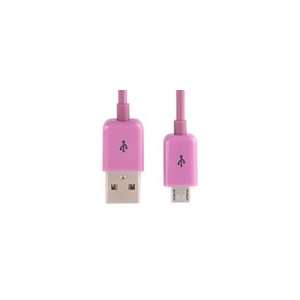  Micro USB Charging & Data Cable(Pink) for Htc cell phone 