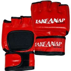   Nap 4oz. Red MMA Cage Fighting Gloves (SizeS)