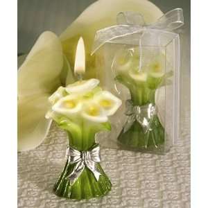 Calla Lily Design Candle Favor (Set of 84)   Wedding Party Favors