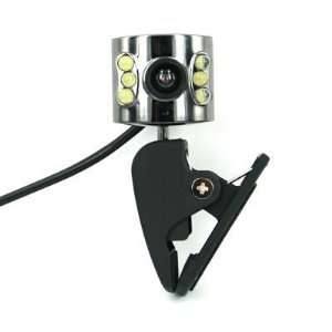  6 LED USB Digital Web Camera Webcam + Microphone For 