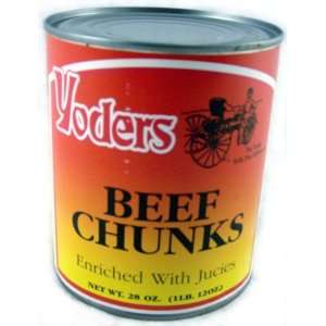 Yoders Canned Premium Boneless Beef Chunks (1 can)  