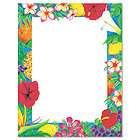 LUAU FLORAL FLYER INVITATION 24 LB PRINTER PAPER, 100