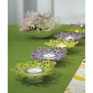  Felt Butterfly Ring Candle Holders