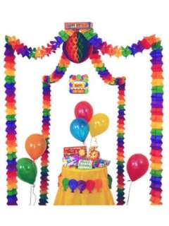 Circus Themed Clown All In One Party Canopy Decoration  