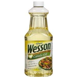  Wesson Canola Oil 48 oz (Quantity of 4) Health & Personal 