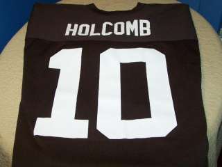 KELLY HOLCOMB Cleveland Browns #10 NFL Football JERSEY  