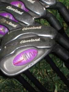 CLEVELAND VAS 792 IRONS Set 3 9 + WEDGE and WOODS PUTTER Graphite 