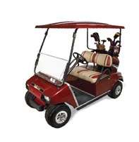 Club Car DS Golf Cart Complete BURGUNDY Color Through Body Set  